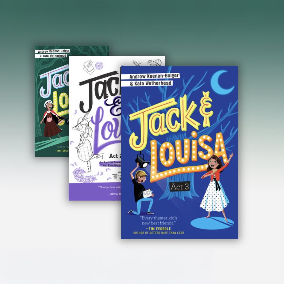 The three books in the Jack and Louisa middle grade series